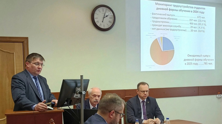 Директор центра содействия трудоустройству выступил с докладом на заседании Совета ректоров Тверской области